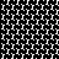 Seamless pattern. Geometric background. Tiles, curves backdrop. Squares, shapes wallpaper. Checks, figures ornament. Ethnic motif. Mosaic illustration. Digital paper, textile print, abstract vector