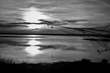 Pialassa Baiona landscape (Marina Romea, Italy)