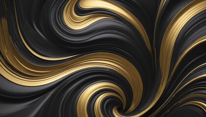 Abstract luxury in bright colours black gold background