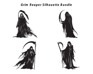 Grim Reaper Silhouette Bundle