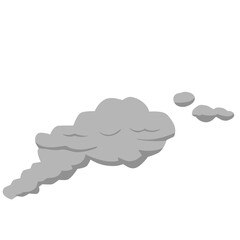 Smoke vector illustration 