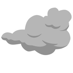 Smoke vector illustration 