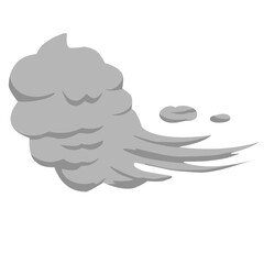 Smoke vector illustration 