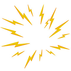 Comic effect on transparent background	