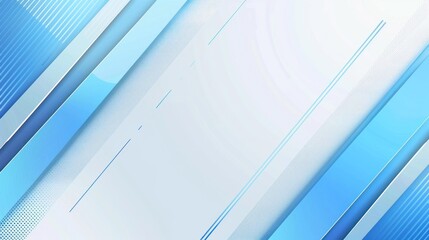 Obraz premium Blue and white background with diagonal lines for business cards, banners, brochures, banners, letterheads