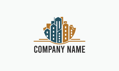 Fototapeta premium Company logo design ideas vector Flat design logo design