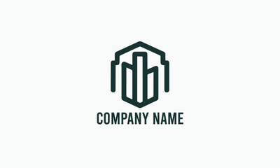 Company logo design ideas vector Flat design logo design