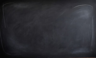 Chalk black board. Used blackboard with chalk stain. blank chalkboard background