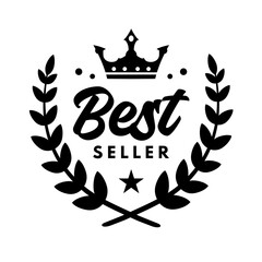 Best seller vector badge, label, button - vector illustration