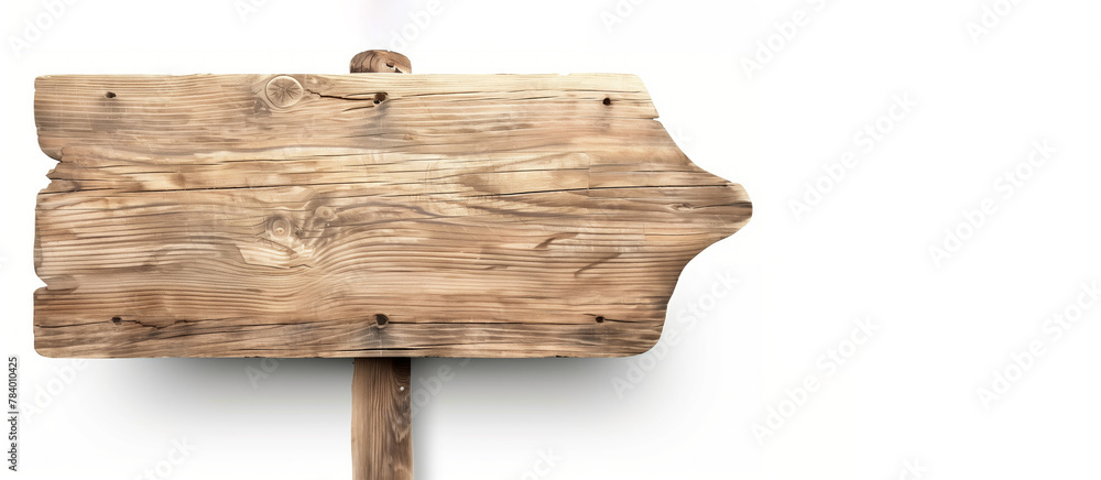 Poster a wooden sign with an arrow pointing to the right. the sign is old and worn. image has a rustic and 