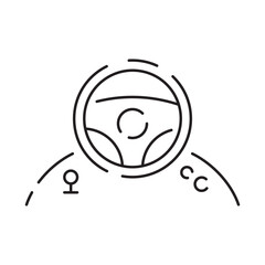 Video games line icon. Game genres and attributes. Controller, joystick and computer. Game console