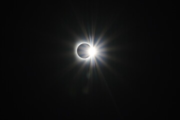 Solar Eclipse Diamond Ring