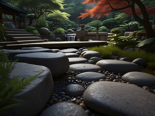 An ultra detailed realistic digital art featuring Zen