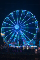 ferris wheel in the night