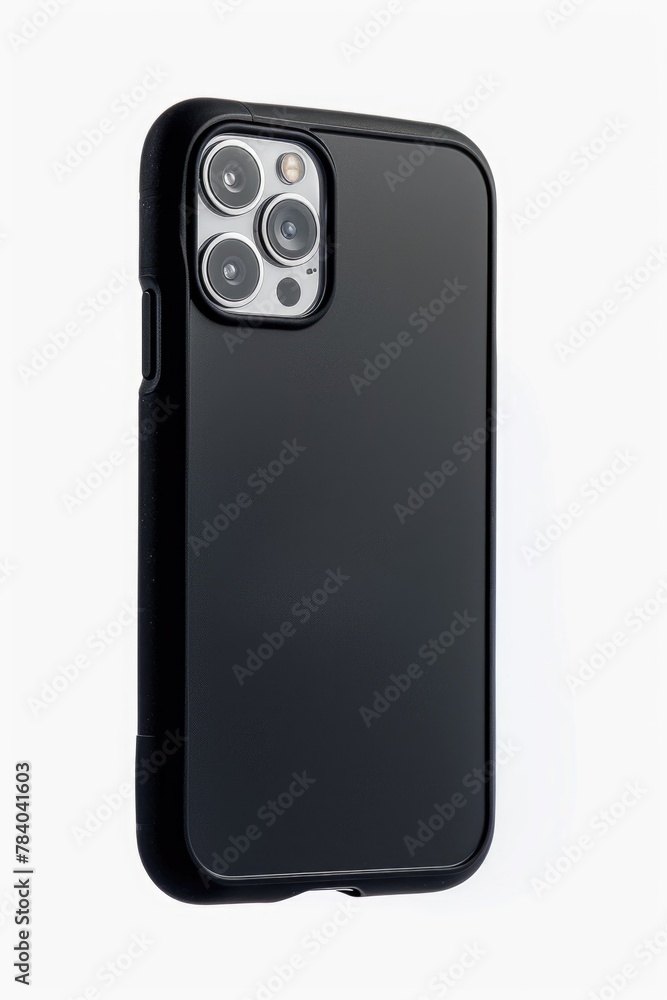 Poster close up of a phone case, suitable for tech or communication concepts