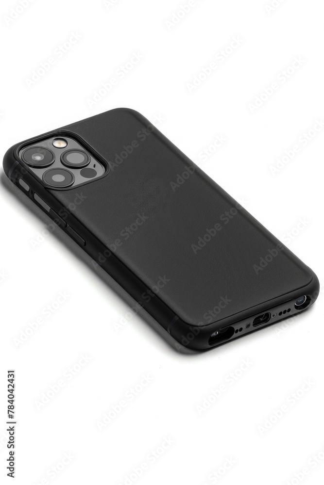 Poster close up of a phone case, suitable for technology concepts