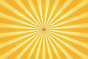 Abstract Yellow Sunburst Background, Vibrant Design Concept