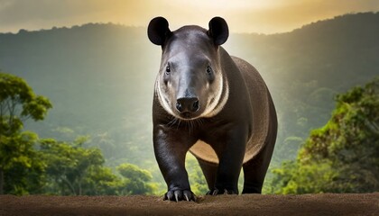 Tapir, Capibara - obrazy, fototapety, plakaty