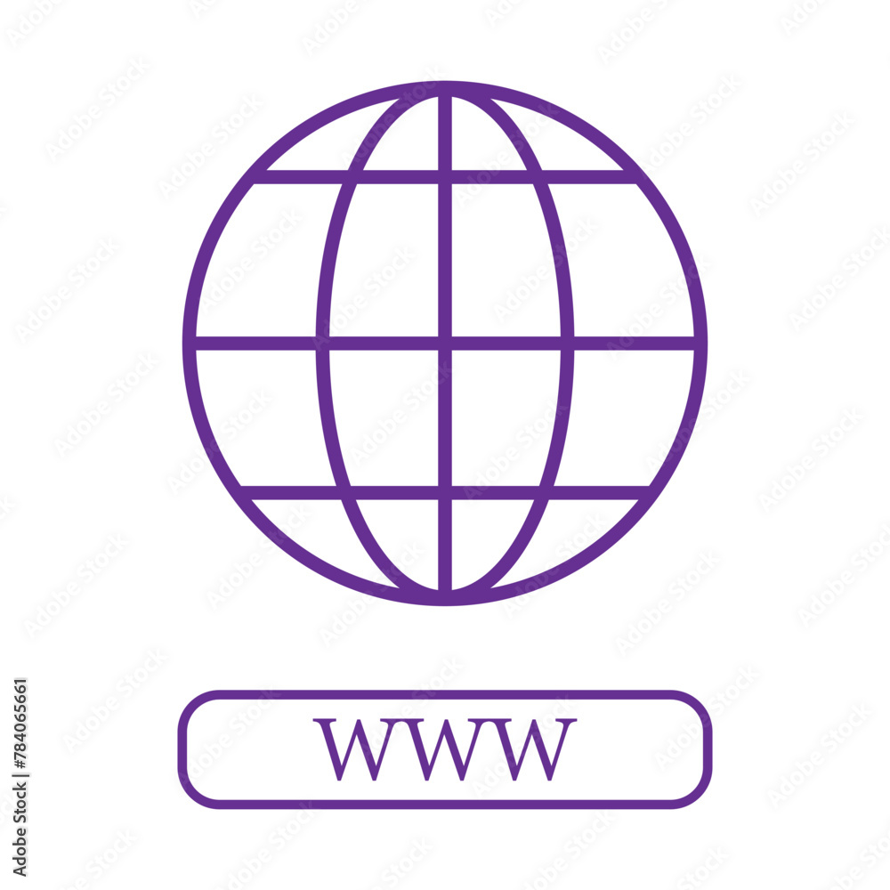 Poster web icon. website icon page symbol for your web design. internet world vector. browser icon vector. 
