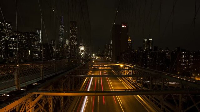 New York City Timelapse. High dynamic range 4K super fine timelapse. New York, USA.