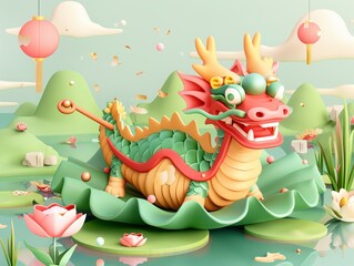 Obraz premium Dragon Boat Festival