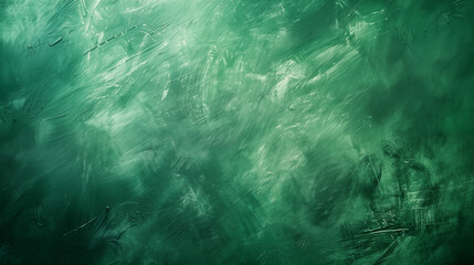 Abstract emerald green oil painting as wallpaper background illustration.