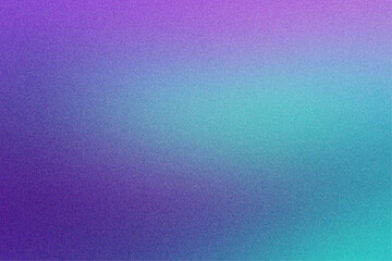 Abstract Grainy Texture Gradient in Purple and Cyan Modern Artwork