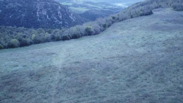 View of La Roccaccia, titignano, orvieto, italy, with a drone.
Landscape view.