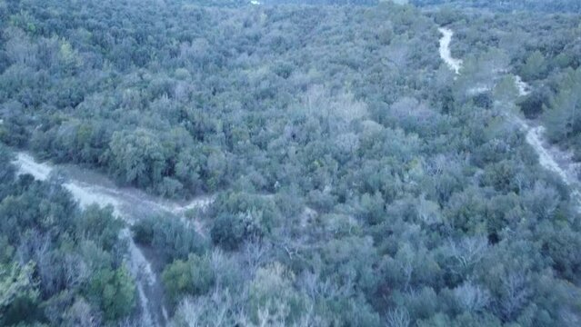 View of La Roccaccia, titignano, orvieto, italy, with a drone.
Landscape view.