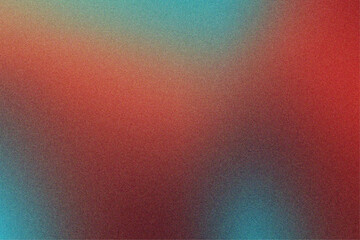 Gorgeous Gradient with Grainy Texture in Red Brown and Cyan