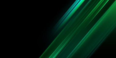 Speed rays, light neon flow, zoom in motion effect, green glow speed lines, colorful light trails, perspective stripes Abstract background