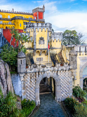 National Palace of Pena in Sintra, Portugal - 784101669