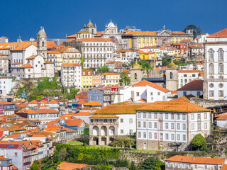 Fototapeta na wymiar Aerial view of Porto