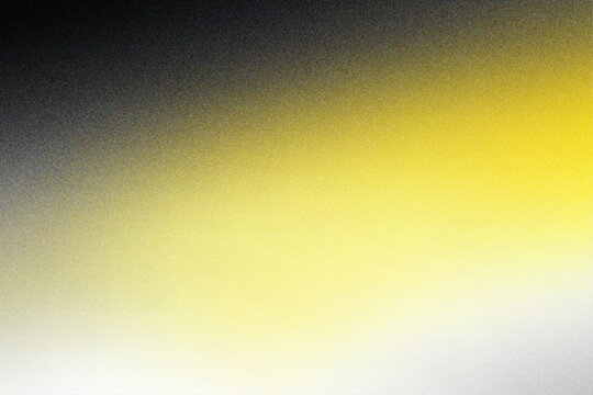 Modern White Grainy Texture Gradient on Yellow and Black Background