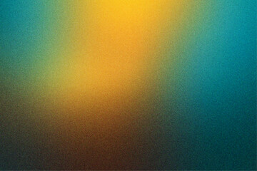 Modern Grungy Texture Gradient Background featuring Yellow Brown and Teal