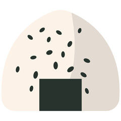 onigiri icon illustration