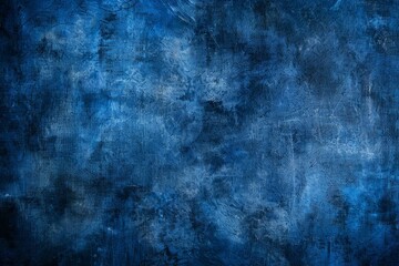 Fototapeta na wymiar rich dark blue grungy canvas texture with vignette abstract background digital ilustration