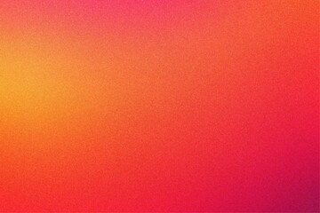 Grainy Texture Gradient in Yellow Orange and Magenta Background