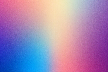 Colorful Abstract Spectrum with Grainy Texture Gradient