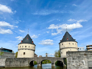 The Broel Towers are a listed monument and a landmark in the Belgian city of Kortrijk