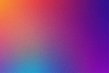 Contemporary Radiant Hue Range Gradient Background with Grainy Texture