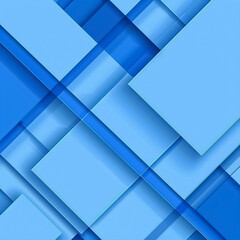 Abstract blue business background with square shapes