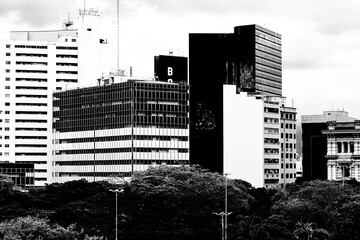Prédio no centro da cidade de São Paulo. 