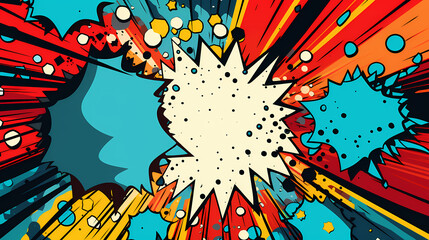 Obraz premium Pop art style cartoon illustration