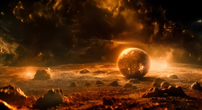 Black background, Martian seed, atmosphere, power, HD, 8K