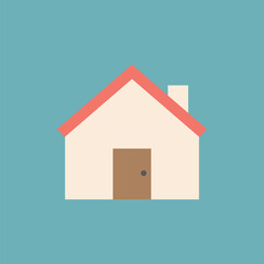 House icon for real estate, mortgage, loan, concept and homepage. Vector illustration.