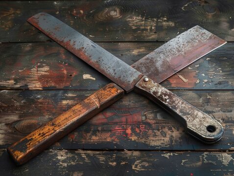 Weathered and Worn Handsaw Vintage Tools for Woodworking and DIY Projects