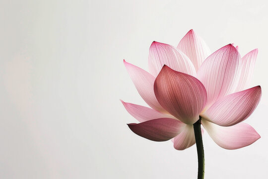 Isolated beautiful lotus