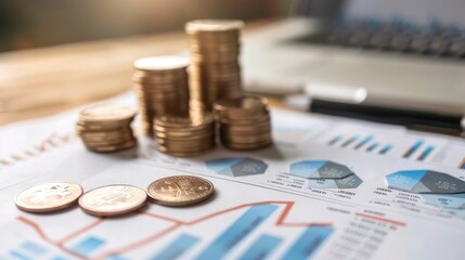 financial, finance, investment, chart, graph, invest, interface, indicator, rising, stock. drawing line to calculation indicator chart and graph is tools of investment. financial finance stock