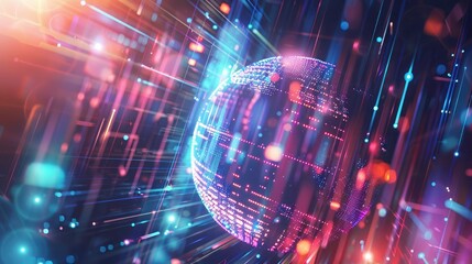 technology Business concept abstract background communication concept